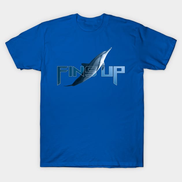 Dolphin fins up T-Shirt by MusicianCatsClub